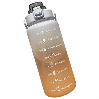 Lohill Fitness Bidon Met Timer - 2000 ml - Wit