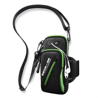 Sport Running Ademende Armtas Fitness Telefoon Opbergtas Crossbody Tas voor Telefoon binnen 7,2-inch