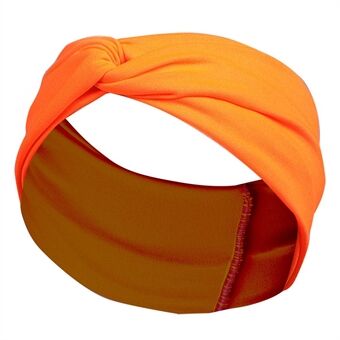 FD002 Effen Kleur Sport Yoga Running Vrouwen Hoofdband Zweetabsorberende Doek Cross Haarband