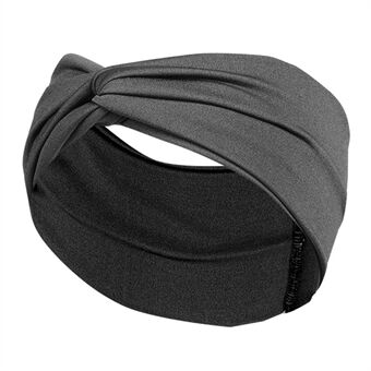 FD002 Effen Kleur Sport Yoga Running Vrouwen Hoofdband Zweetabsorberende Doek Cross Haarband