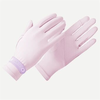 Zonnebrandhandschoenen voor dames Ademend Antislip Anti-UV Zacht rekbaar Zomer Volledige vinger Fietsen Rijhandschoenen