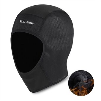 WEST BIKING YP0201257 Fleece Skull Cap Winddicht Thermische Winter Sjaal Elastische Fietsen Motorhelm Liner Warm Running Hat Head Cover