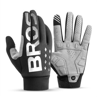 ROCKBROS S209 Een paar winddichte touchscreen handschoenen Schokabsorberende Full Finger fietshandschoenen - Maat: S