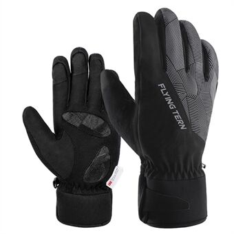 FLYINGTERN 1 Paar Herfst Winter Waterdicht Winddicht Fietshandschoenen Outdoor Touchscreen Volledige Vinger Warme Handschoenen