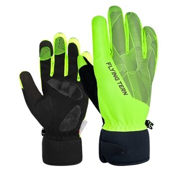 FLYINGTERN 1 Paar Herfst Winter Waterdicht Winddicht Fietshandschoenen Outdoor Touchscreen Volledige Vinger Warme Handschoenen