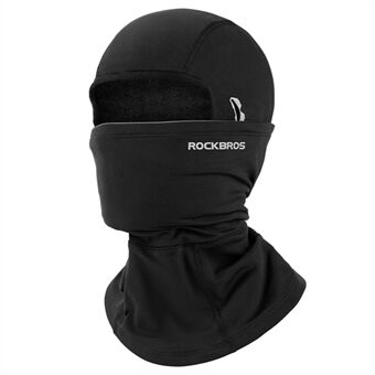 ROCKBROS 13420045001 Warm fleece gevoerd kort gezichtsmasker Winddicht motorfiets fietsen bivakmuts Head met vervangbaar filter