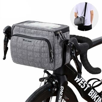 WEST BIKING YP0707260 Fiets Handtas Fiets Touchscreen Telefoon Tas Multifunctionele Schoudertas