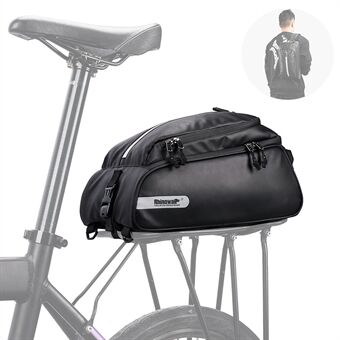 RHINOWALK RK6203 Waterdichte fietsbagage tas 12L multifunctionele fietsenrek tas Fietsenrek Tas tas Sling bag Borst tas