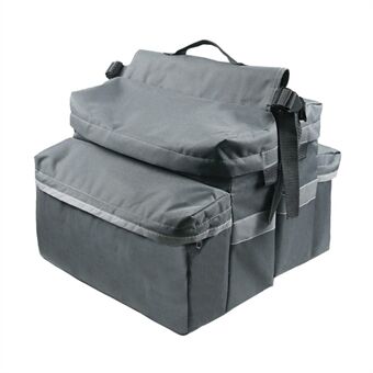 600D Oxford Doek Fiets Grote Capaciteit Bagagedrager Zadeltas Bike Tail Pannier Pack Fietstas