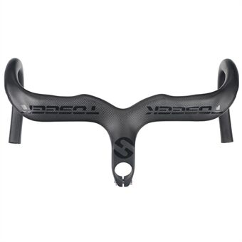 TOSEEK 110x440 mm road guide full carbon racefiets drop bar gebogen handvat