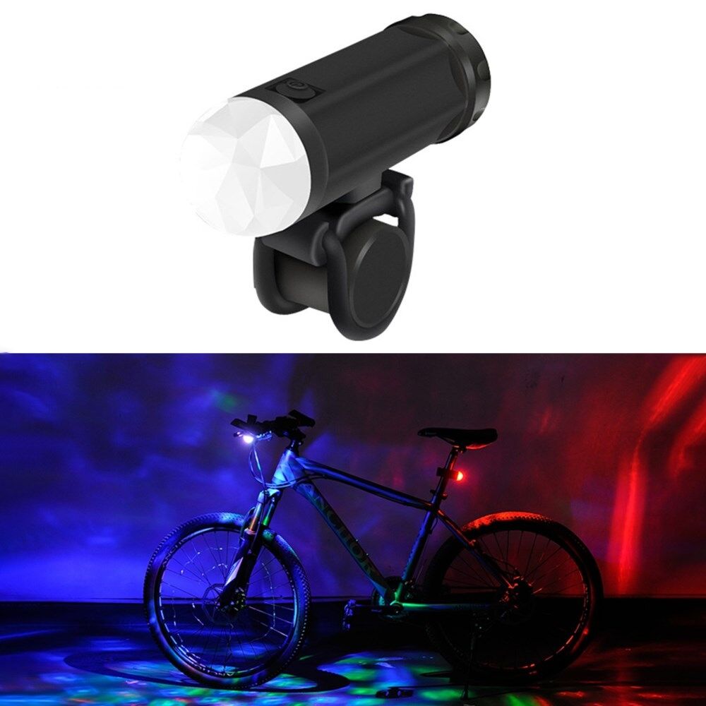 melk Ideaal Verrijking LEADBIKE LD57 Bike Rotating LED Light Night Cycling Fiets  Veiligheidswaarschuwingslamp Sfeerlicht