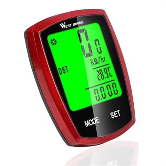 WEST BIKING Touchscreen Fiets Led Digitale Snelheid Fiets Kilometerteller Stopwatch Snelheidsmeter