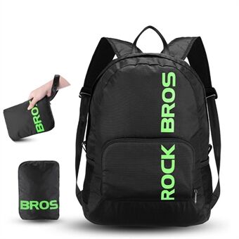 ROCKBROS Fietsrugzak Draagbare Opvouwbare Regendichte Outdoor Reisuitrusting Tas - Zwart