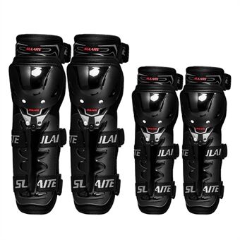 SULAITE 4 stks/set GT-1202 Motocross Kniebeschermers Ademend Kniebeschermer Off-road Motorfiets Beschermende Uitrusting Set