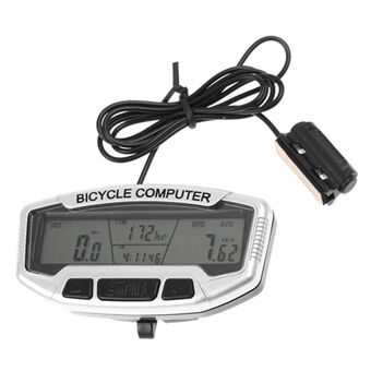 Waterdichte Fiets Digitale LCD Computer Kilometerteller Auto Backlight 27 Functies Fiets Snelheidsmeter Velometer