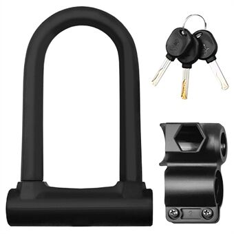 Bike U Lock Heavy Duty anti-diefstal fietsslot Veilig slot met montagebeugel