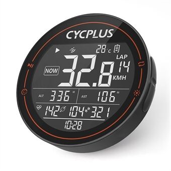 CYCPLUS draadloze MTB racefietscomputer Waterdichte GPS Snelheidsmeter BT ANT + fietscomputer met cadanssensor hartslagmeter