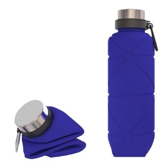 700ML draagbare opvouwbare siliconen waterfles Outdoor Travel Inklapbare drinkbeker (BPA-vrij, FDA-gecertificeerd)