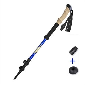 NECASIL G208S Aluminium trekkingstok 62-135CM Opvouwbare wandelstok Ultralicht voor wandelen, kamperen