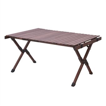 SHINETRIP A370-H0S 60 cm beukenhout camping klaptafel Outdoor draagbare massief houten barbecuetafel (zwart walnoot)