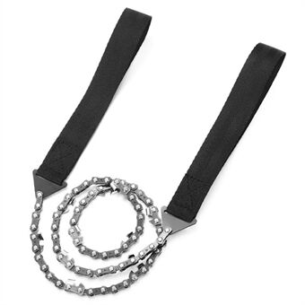 AOTU Draagbare Outdoor Mangaan Steel Kettingzaag Camping Wandelen 11-Tanden Draadzaag Survival Tool