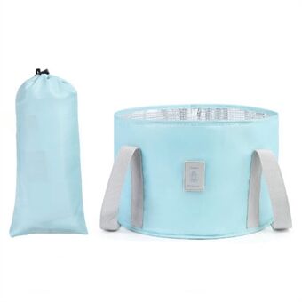 TB-0678 Kleine draagbare opvouwbare emmer Outdoor Travel Camping Water Holder Tas Wastafel