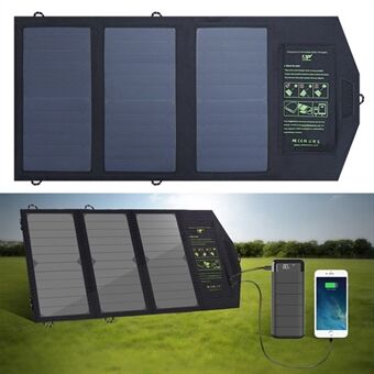 ALLPOWERS AP-SP5V21W Draagbare Opvouwbare Solar 5V 21W Outdoor Power Generator Dual USB Telefoon Oplader