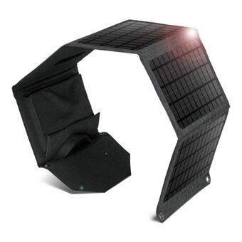 30W opvouwbaar Solar dubbele USB 5-opvouwbare Solar voor mobiele telefoon kamperen wandelen