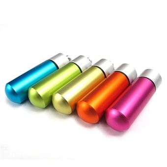 5 stks/set AUTO Mini Pillendoosje Outdoor Waterdichte EDC Sleutelhanger Aluminium Reizen Pil Houder: