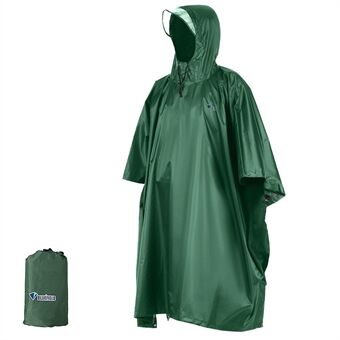 BLUEFIELD Regenponcho Waterdichte regenjas met capuchon Lichtgewicht regenjas voor fietsen Wandelen Capuchon Motorregenponcho