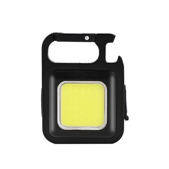 Mini LED-zaklamp Draagbare oplaadbare noodverlichting COB-werklamp 4 lichtstanden Flesopener Magnetische basis voor Outdoor Camping Wandelen Inspectie