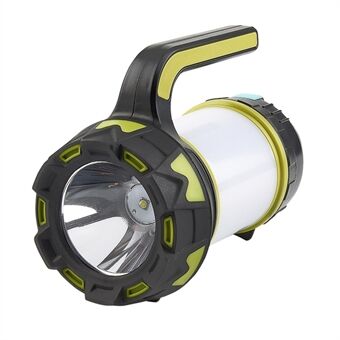 Campinglamp voor Outdoor met oplaadindicator Nachtvissen Noodzaklamp Draagbaar zoeklicht Grootlicht koplamp verlicht zijlicht 6 versnellingen