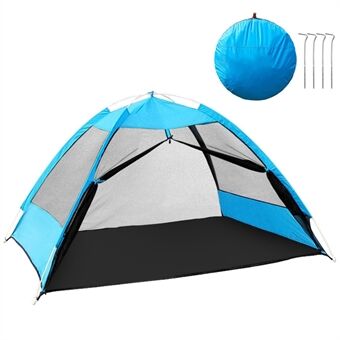 2-persoons pop-up tent Automatisch direct opzetten Familie huttent Strand recreatienetwerk voor kamperen Wandelen Reizen Bergbeklimmen