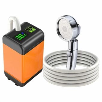 7800mAh Outdoor Camping Elektrische Douche met Slimme Temperatuur Monitoring + 3 Spuitmodi