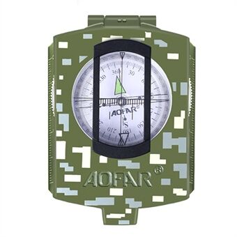 AOFAR AF-4580 Zink Legering Buiten kompas wandelen kamperen fluorescerend kompas