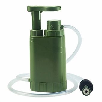 Nood Survival Waterfilterrietje Multifunctioneel kompas Waterzuiveraar (Geen FDA, BPA-vrij)