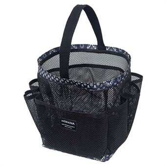 NOBANA Draagbare Mesh Mand Douche Caddy Tas voor Buitendouche Strand Studentenflat