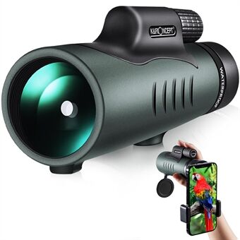 Natuurlijk! Hier is de vertaling:

K&F CONCEPT KF33.008 12X50 HD Monoculair met Telefoonadapter BAK4 Prisma IP68 Waterdicht Monoculair voor Wildlife Observatie Reizen Sporten