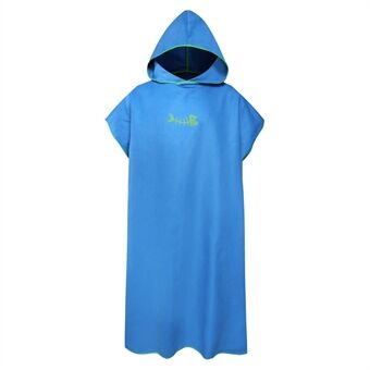 Surfponcho Huidvriendelijke strandponcho voor volwassenen Aankleeddoek Quick badjas met capuchon Microvezel stranddeken Badhanddoek Zwemhanddoek Wetsuit