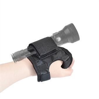 Zaklamp handschoenhouder Handsfree Torch Verstelbare polsband voor 2,5-4 cm zaklamp