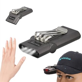 BANTRE Clip Cap Light Oplaadbare koplamp Handsfree zaklamp voor vissen Wandelen Kamperen