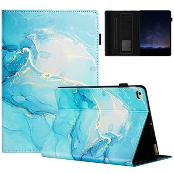 Voor iPad 9.7-inch (2018) / (2017) Hoes Folio Standaard Marmerpatroon Leren Smart Cover