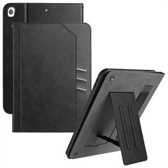 Voor iPad 9.7-inch (2018) / (2017) / Air 2 / Air (2013) Portemonnee Hoesje Automatisch Wekken / Slapen Leren Flap Tablet Cover Runderleer Textuur - Geel