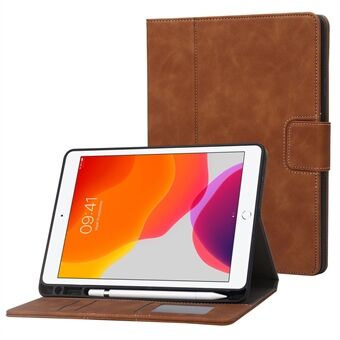 Voor iPad Air (2013) / Air 2 / iPad 9.7-inch (2017) / (2018) Tablethoes Portemonnee Leren Flip Cover met Pennengleuf.