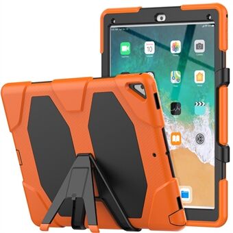 Voor de iPad Pro 12.9 inch (2015) / (2017) Hoesje van PC + Siliconen Tablet met een Kickstand en een PET Schermprotector.