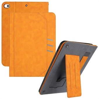 Voor iPad mini (2019) 7,9 inch / 4 / 3 / 2 / Mini Wallet Case Auto Wake / Sleep Lederen Flip Tablet Hoes Koeienhuid Textuur