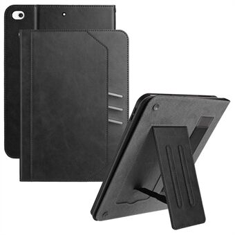 Voor iPad mini (2019) 7,9 inch / 4 / 3 / 2 / Mini Portemonnee Hoes Auto Wake / Sleep Leren Flip Tablet Cover Runderhuid Textuur