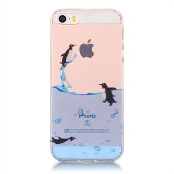 IMD TPU Skin Case Clear Cover for iPhone 5 / iPhone 5S / iPhone SE 2013