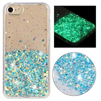 Voor iPhone 6 / 7 / 8 / SE (2022) / SE (2020) / SE (1e generatie) hoesjes Anti-kras Epoxy Lumineuze TPU telefoonhoesje