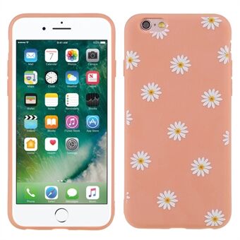 Slim Soft Flexibele TPU Margriet Patroon Matte Beschermende Telefoonhoes voor iPhone 6 / 6s 4.7 inch